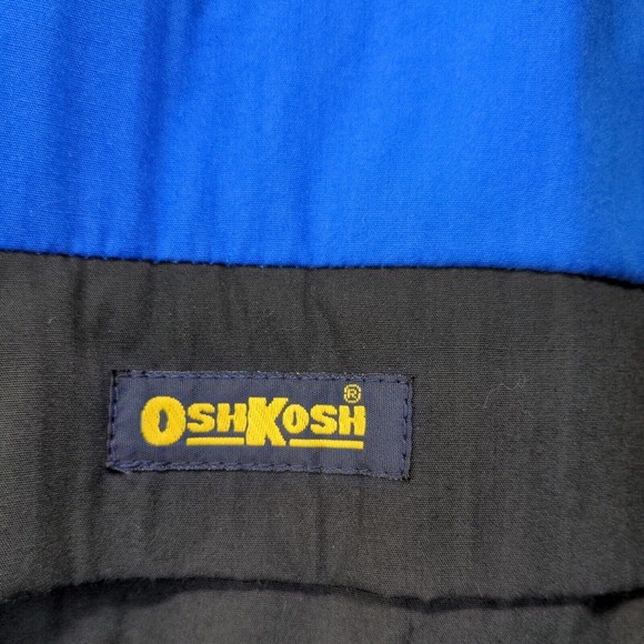 OshKosh B'gosh Men's Full Zip Snap Windbreaker Jacket Multi Medium Vintage - Picture 4 of 14